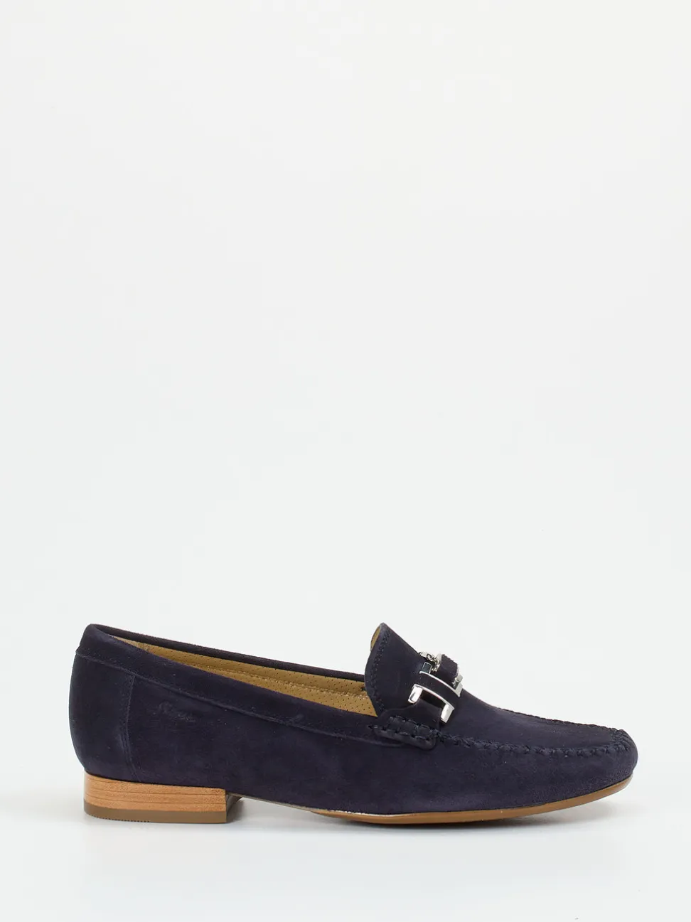Sioux – Mokassin-Loafer aus Veloursleder Dunkelblau