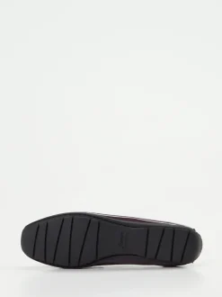 Sioux – Mokassin-Loafer aus Lackleder Aubergine
