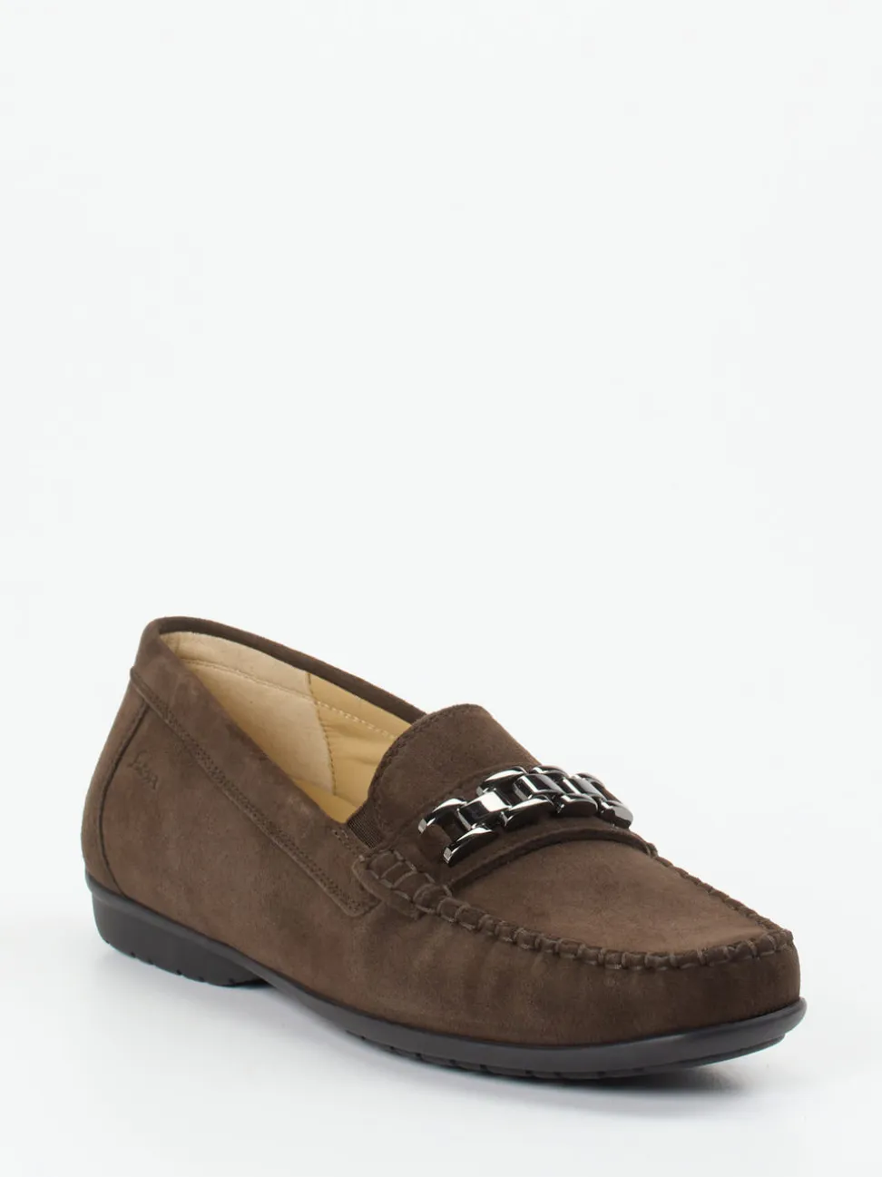 Sioux – Mokassin-Loafer aus Veloursleder Braun