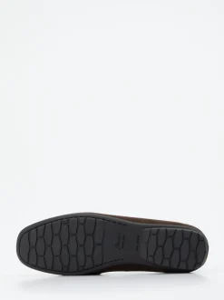 Sioux – Mokassin-Loafer aus Veloursleder Braun