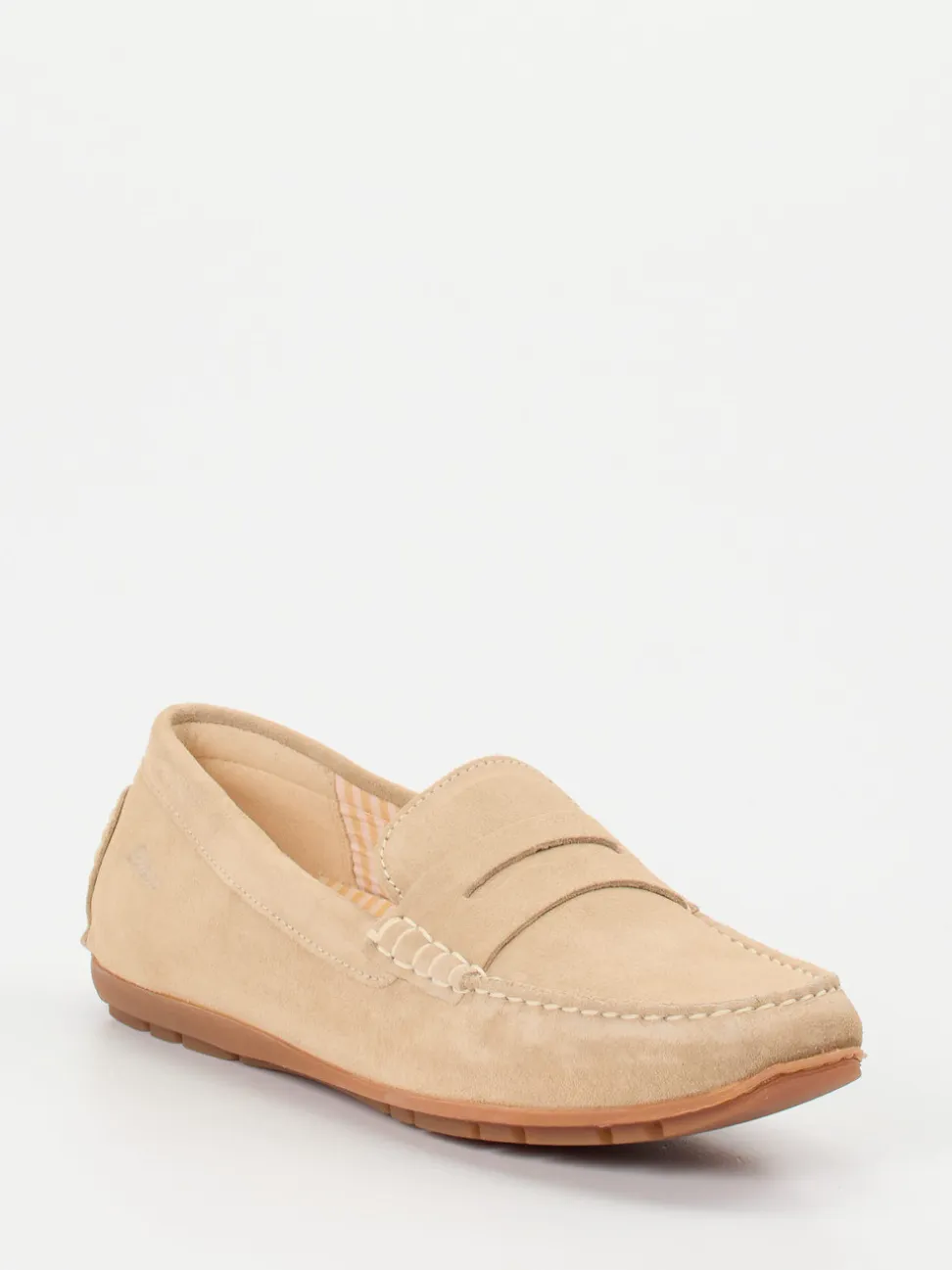 Sioux – Mokassins aus Veloursleder in Beige