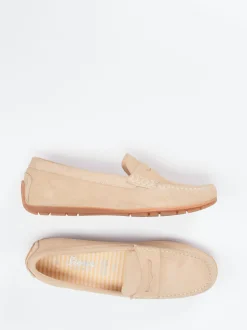 Sioux – Mokassins aus Veloursleder in Beige