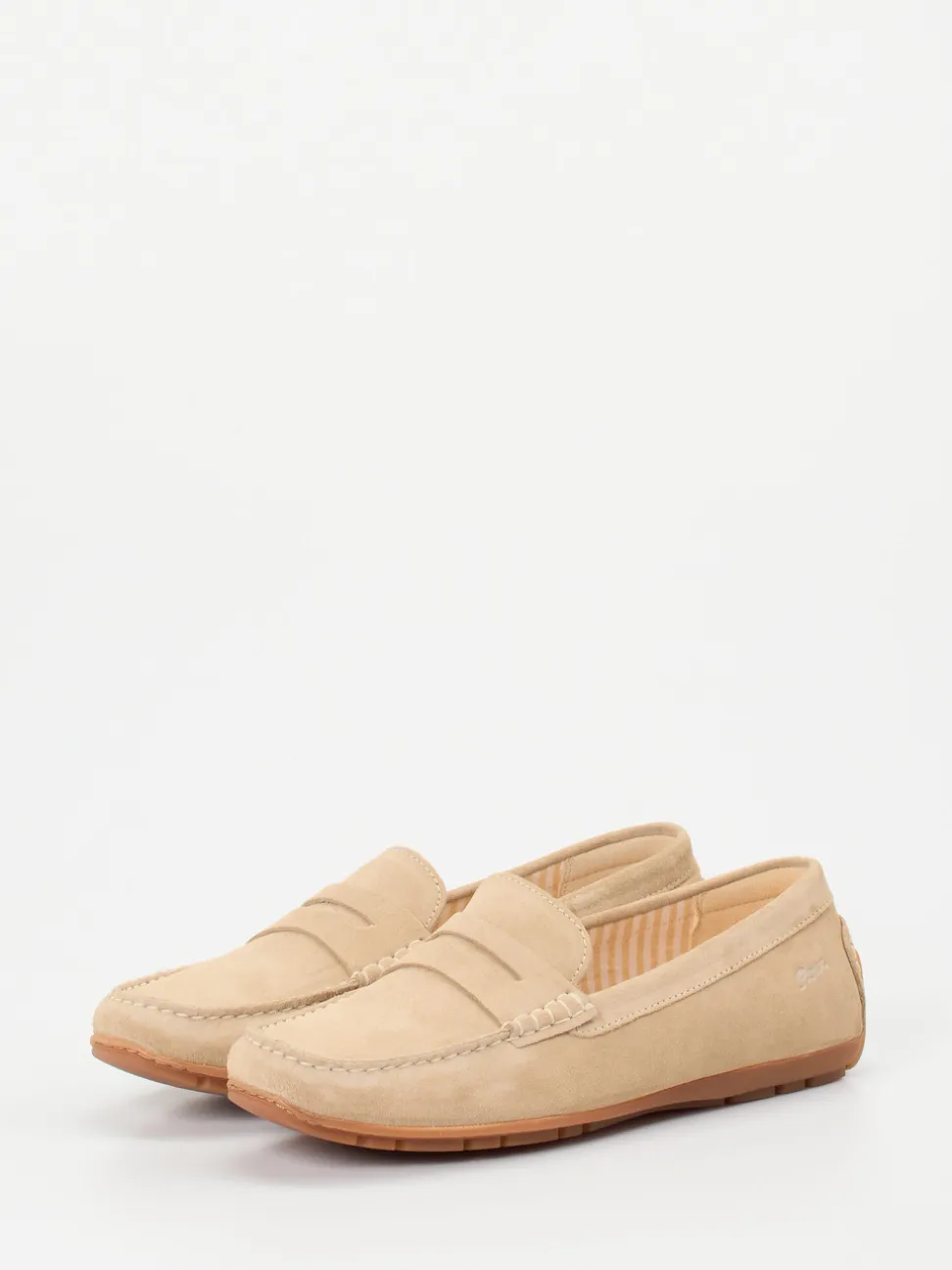 Sioux – Mokassins aus Veloursleder in Beige