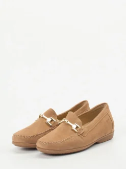 Sioux – Mokassins aus Veloursleder camelbraun