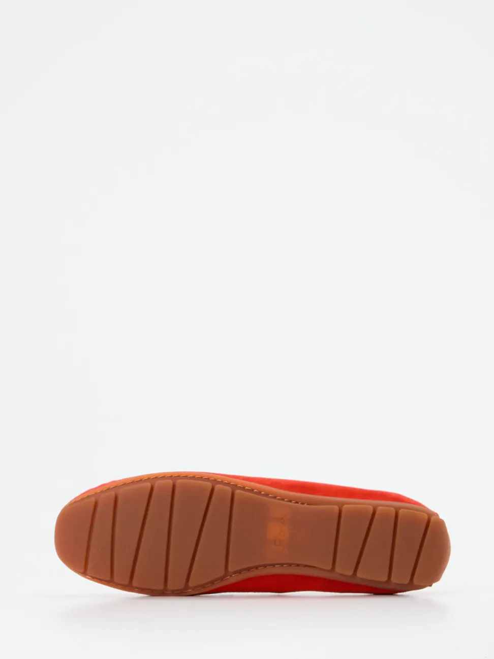 Sioux – Mokassin-Slipper aus Veloursleder Korallrot