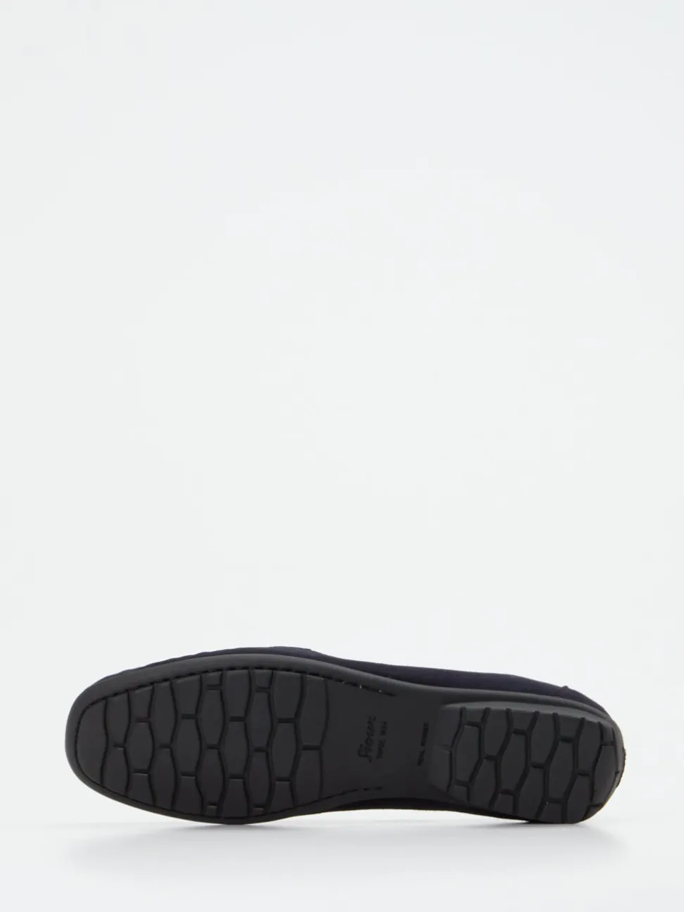 Sioux – Mokassin-Slipper aus Veloursleder Dunkelblau