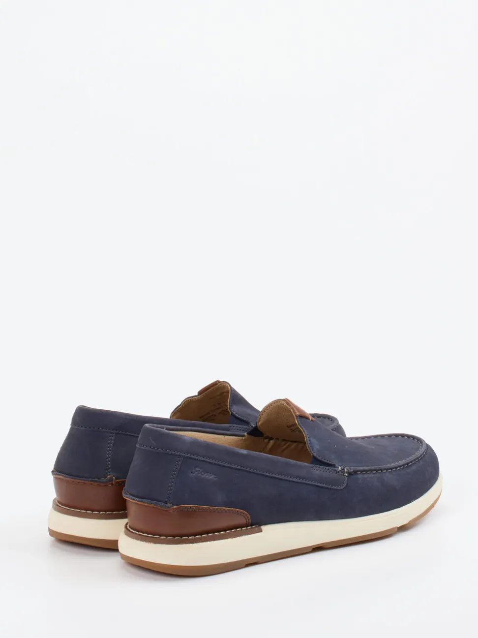 Sioux – Mokassin-Slipper aus Nubukleder dunkelblau