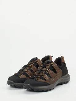 Sioux – Outdoorsandale aus Fettleder Dunkelbraun