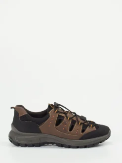 Sioux – Outdoorsandale aus Fettleder Dunkelbraun