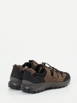 Sioux – Outdoorsandale aus Fettleder Dunkelbraun