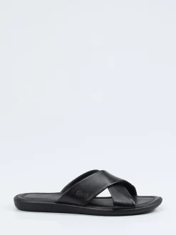 Sioux – Pantolette aus Lammleder in Schwarz