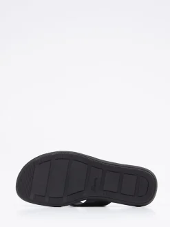 Sioux – Pantolette aus Lammleder in Schwarz