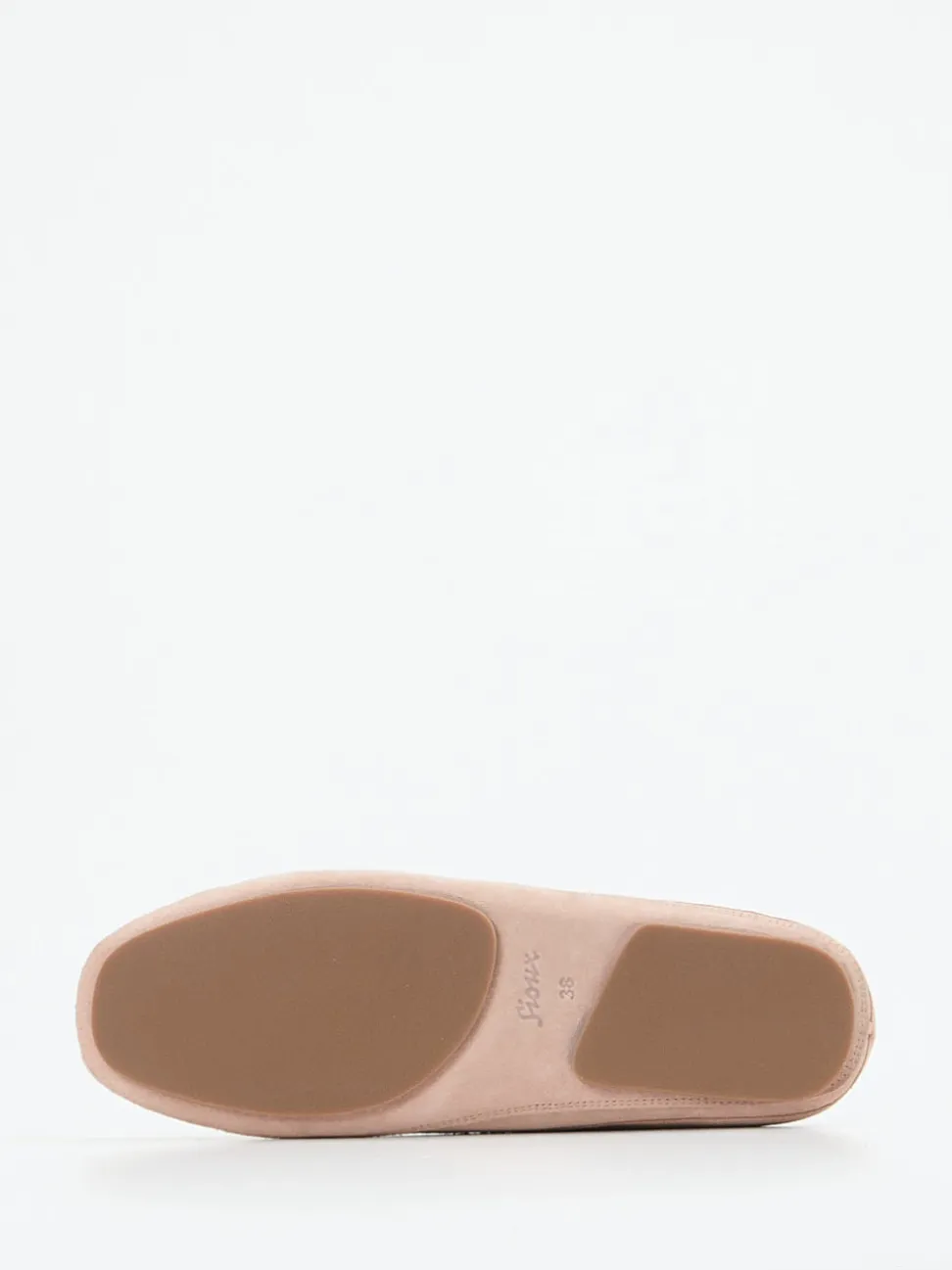 Sioux – Pantolette aus Veloursleder Rosébeige