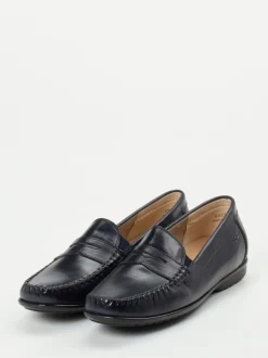 Sioux – Penny Loafer aus Kalbleder Dunkelblau