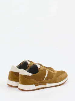 Sioux – Retro-Sneaker aus Veloursleder cognacbraun