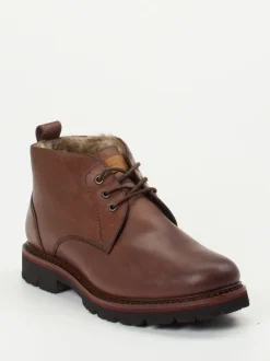 Sioux – Schnürboots aus Fettleder in Braun