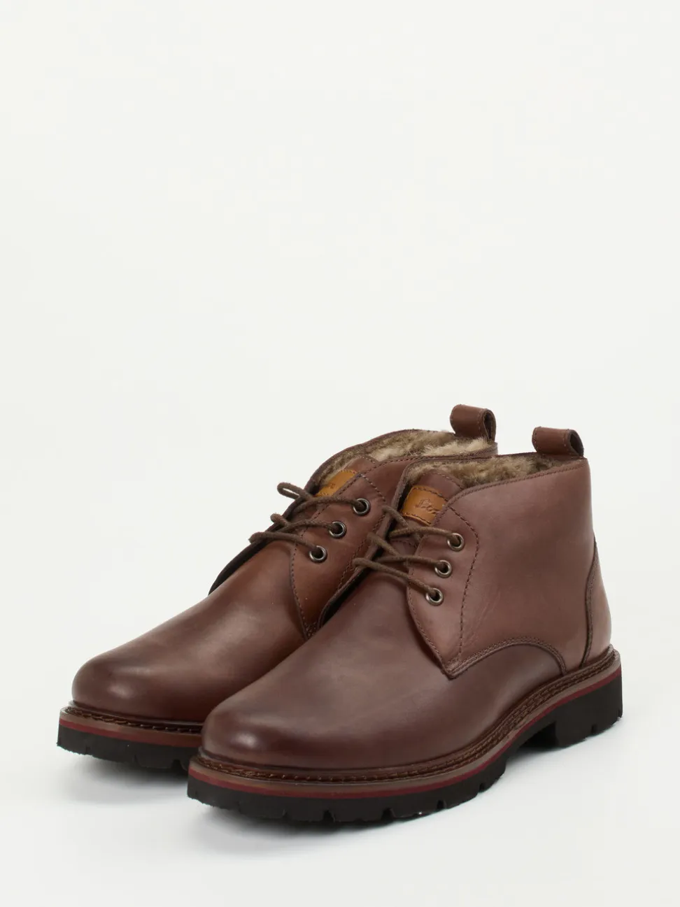 Sioux – Schnürboots aus Fettleder in Braun