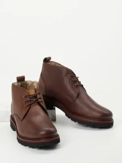 Sioux – Schnürboots aus Fettleder in Braun