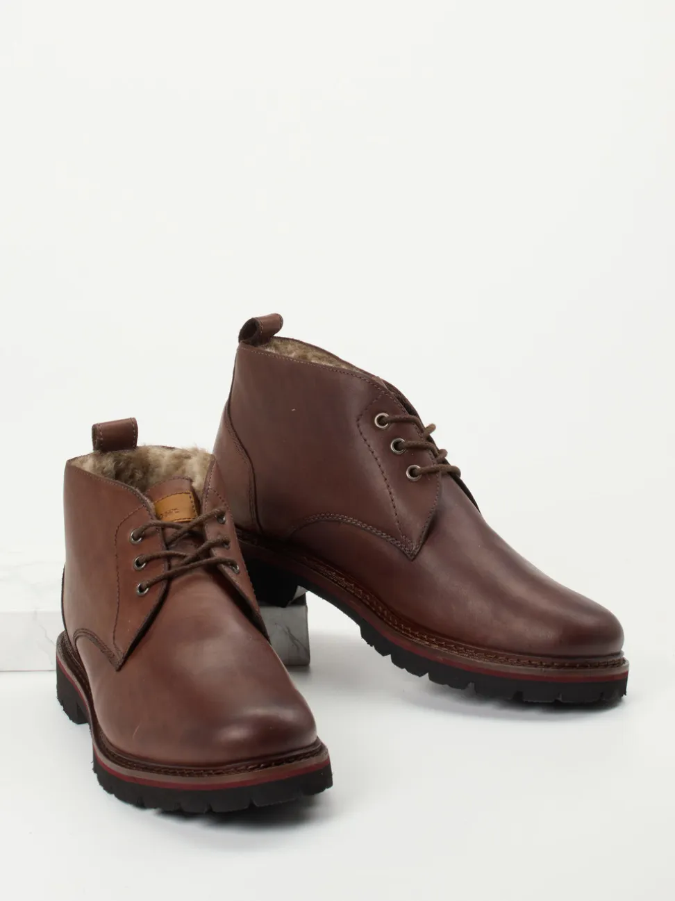 Sioux – Schnürboots aus Fettleder in Braun