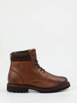 Sioux – Schnürboots aus Fettleder mittelbraun