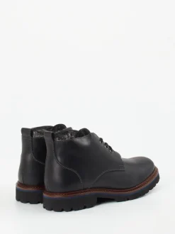 Sioux – Schnürboots aus Fettleder schwarz