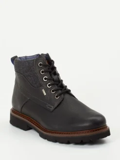 Sioux – Schnürboots aus Glattleder anthrazit