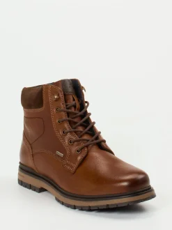 Sioux – Schnürboots aus Glattleder in Braun
