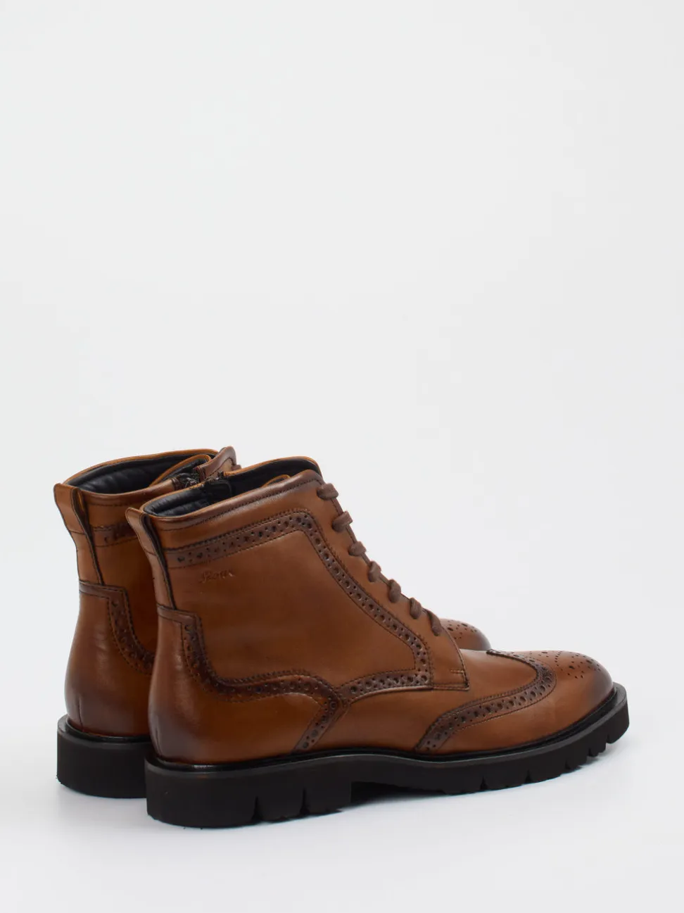 Sioux – Schnürboots aus Kalbleder mittelbraun