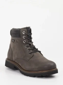 Sioux – Schnürboots aus Nubukleder Anthrazitgrau