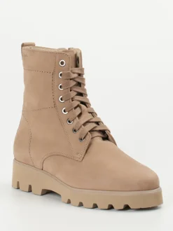 Sioux – Schnürboots aus Nubukleder beigebraun