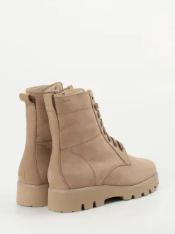 Sioux – Schnürboots aus Nubukleder beigebraun