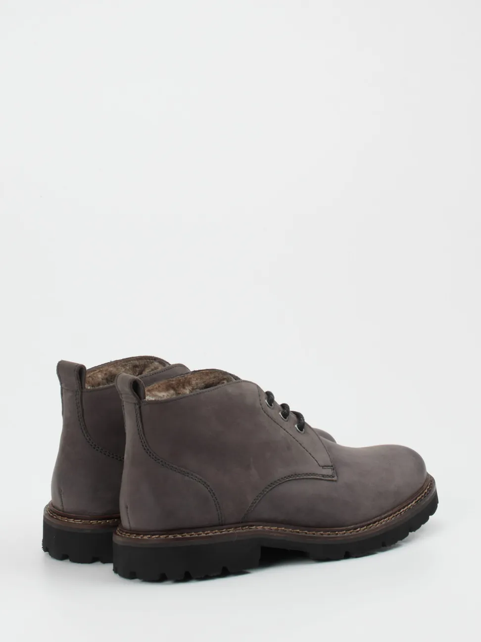 Sioux – Schnürboots aus Nubukleder Anthrazit