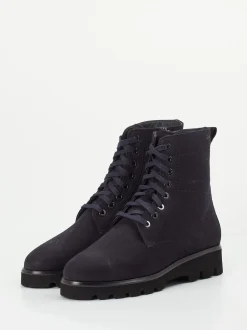 Sioux – Schnürboots aus Nubukleder Dunkelblau