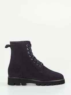 Sioux – Schnürboots aus Nubukleder Dunkelblau