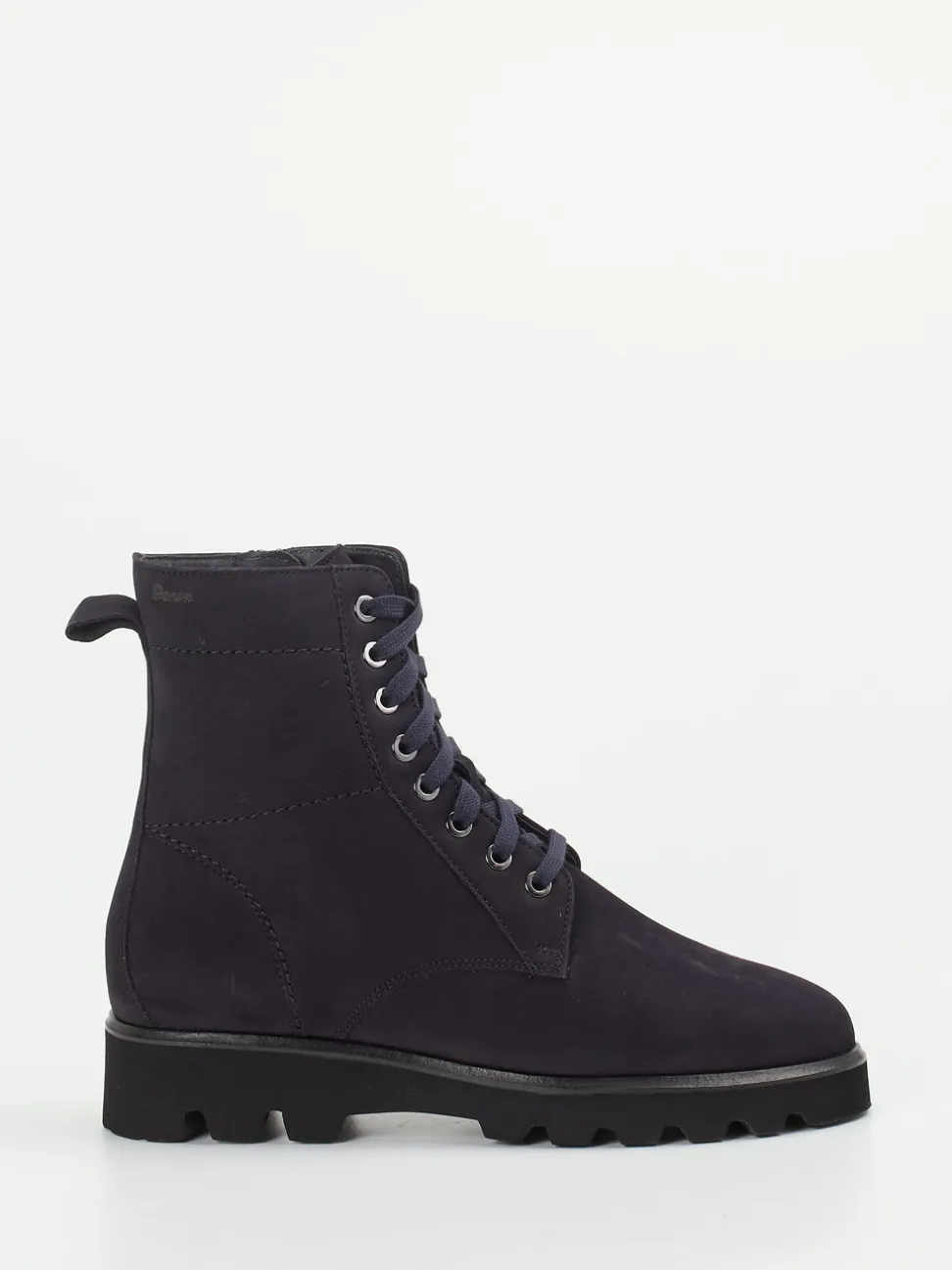 Sioux – Schnürboots aus Nubukleder Dunkelblau