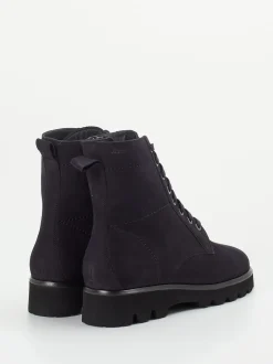 Sioux – Schnürboots aus Nubukleder Dunkelblau