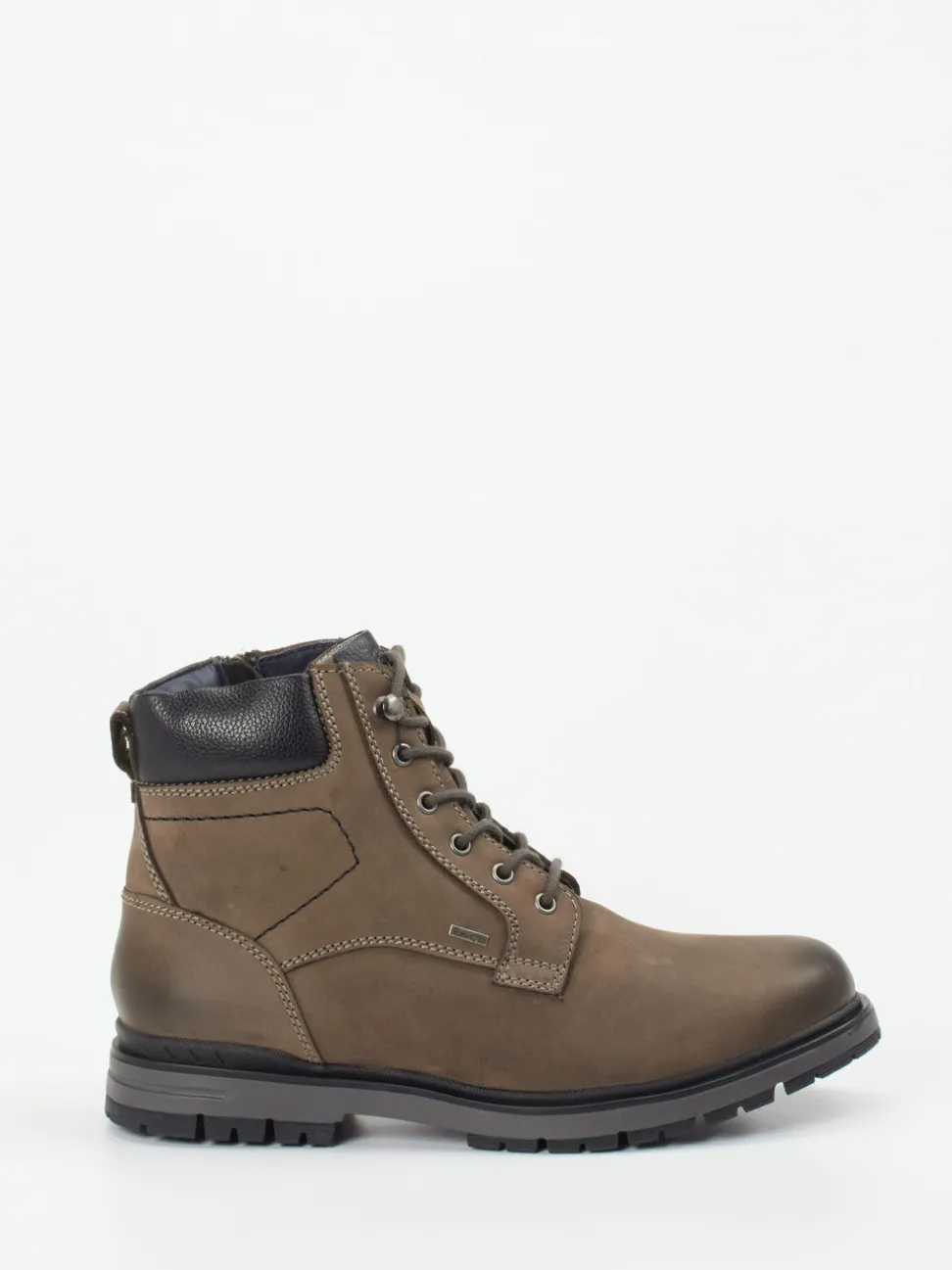 Sioux – Schnürboots aus Nubukleder Grau