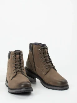 Sioux – Schnürboots aus Nubukleder Grau