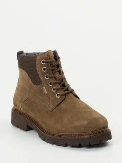 Sioux – Schnürboots aus Veloursleder braun