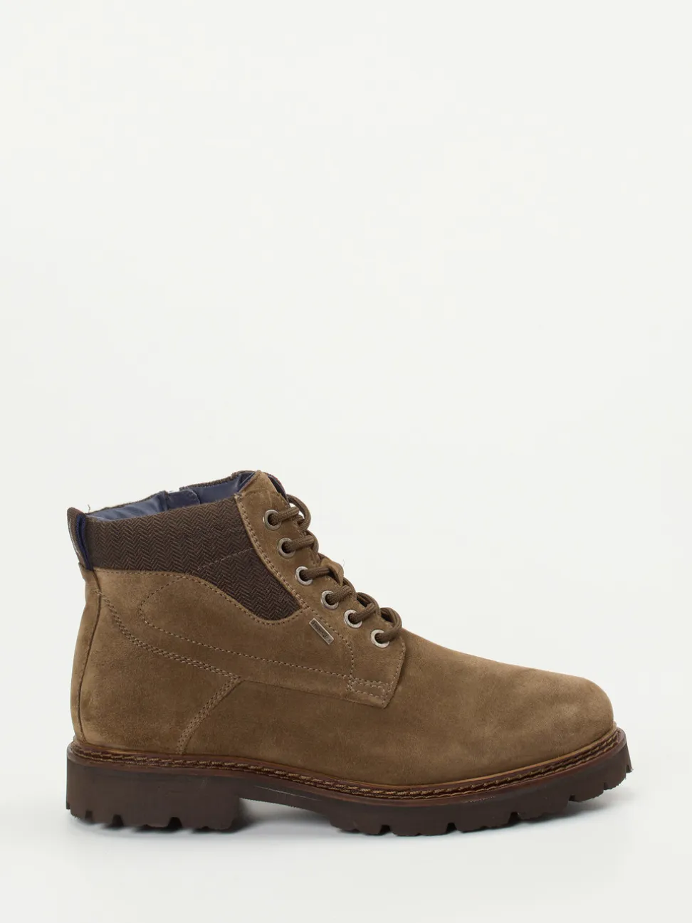 Sioux – Schnürboots aus Veloursleder braun