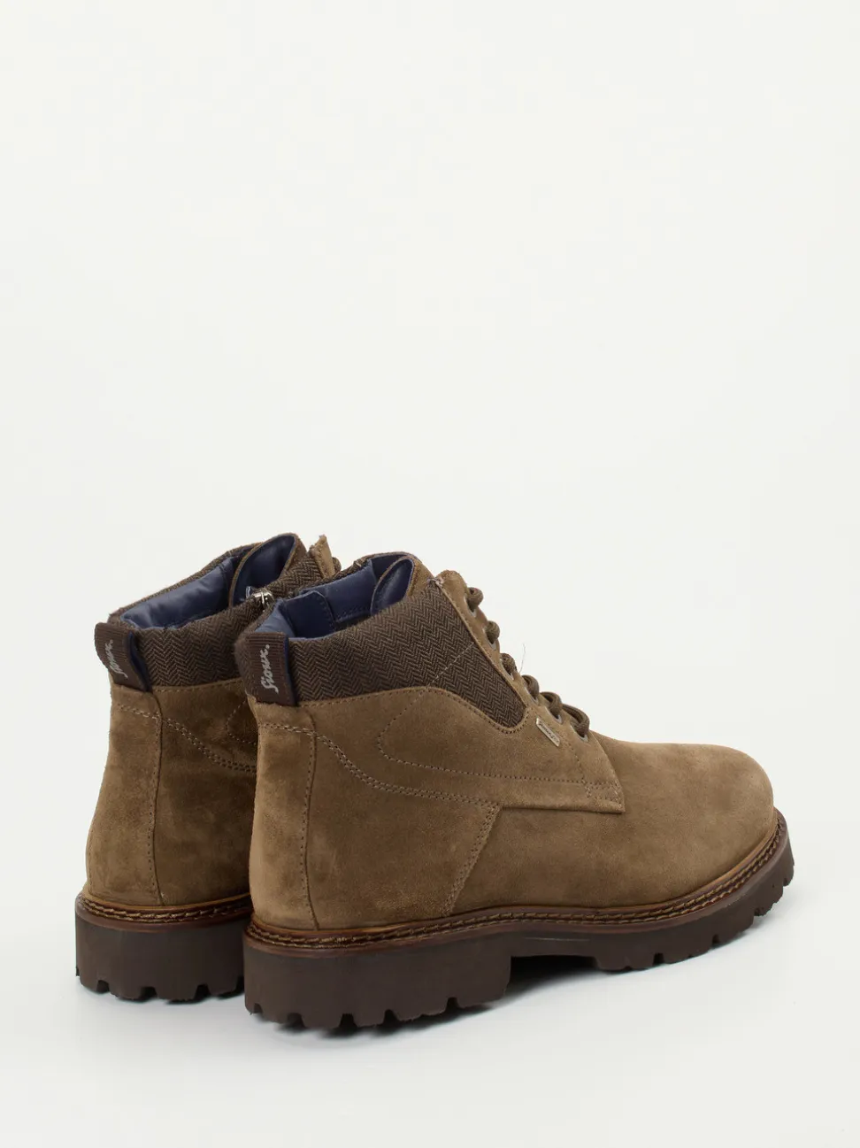Sioux – Schnürboots aus Veloursleder braun