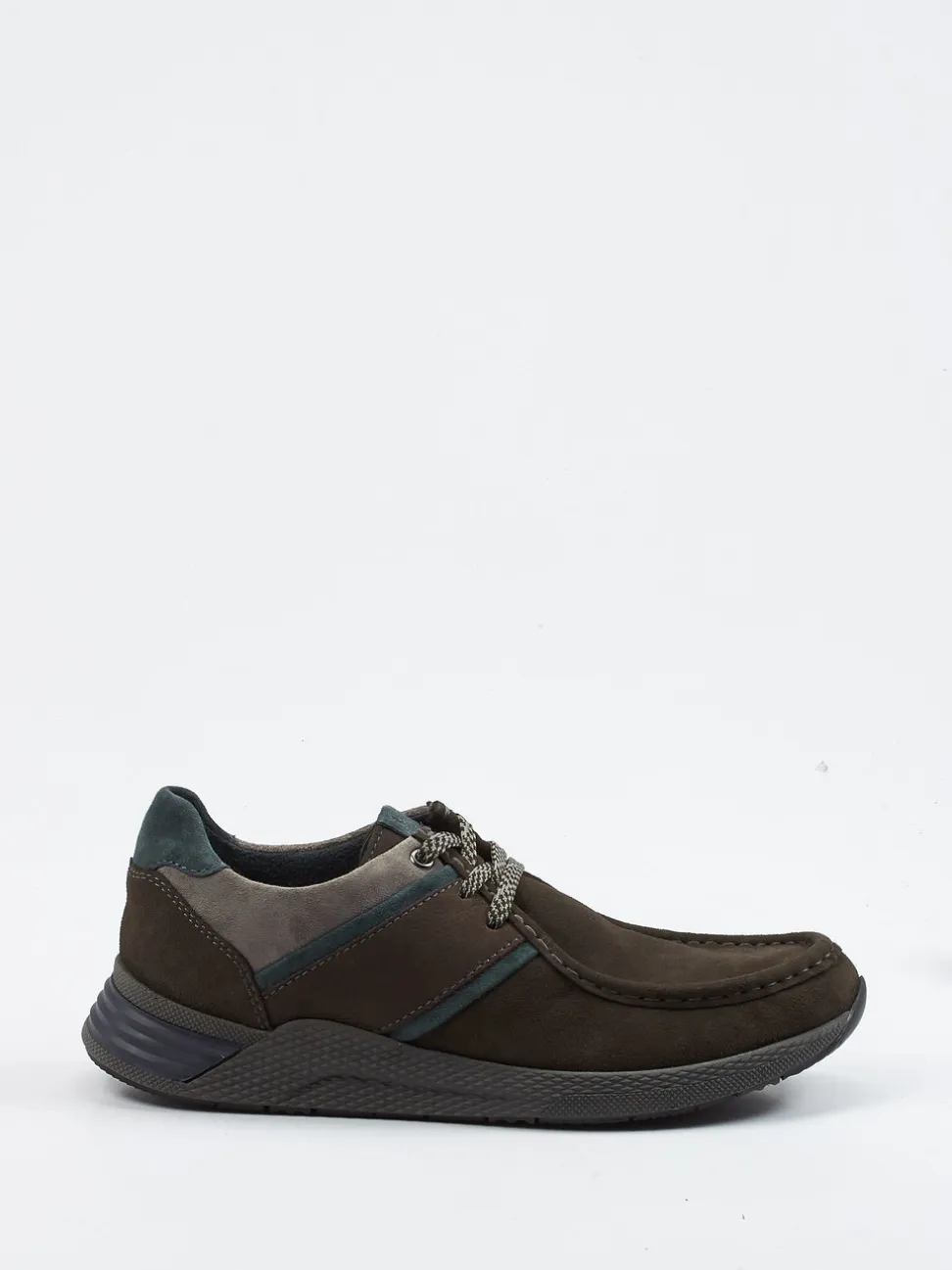 Sioux – Schnürschuh aus Veloursleder Dunkelbraun
