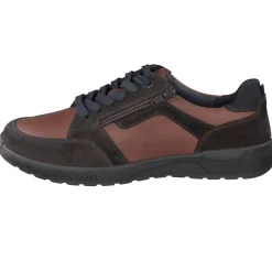 Sioux – Schnürsneaker aus Fettleder dunkelbraun