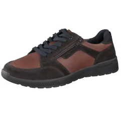 Sioux – Schnürsneaker aus Fettleder dunkelbraun