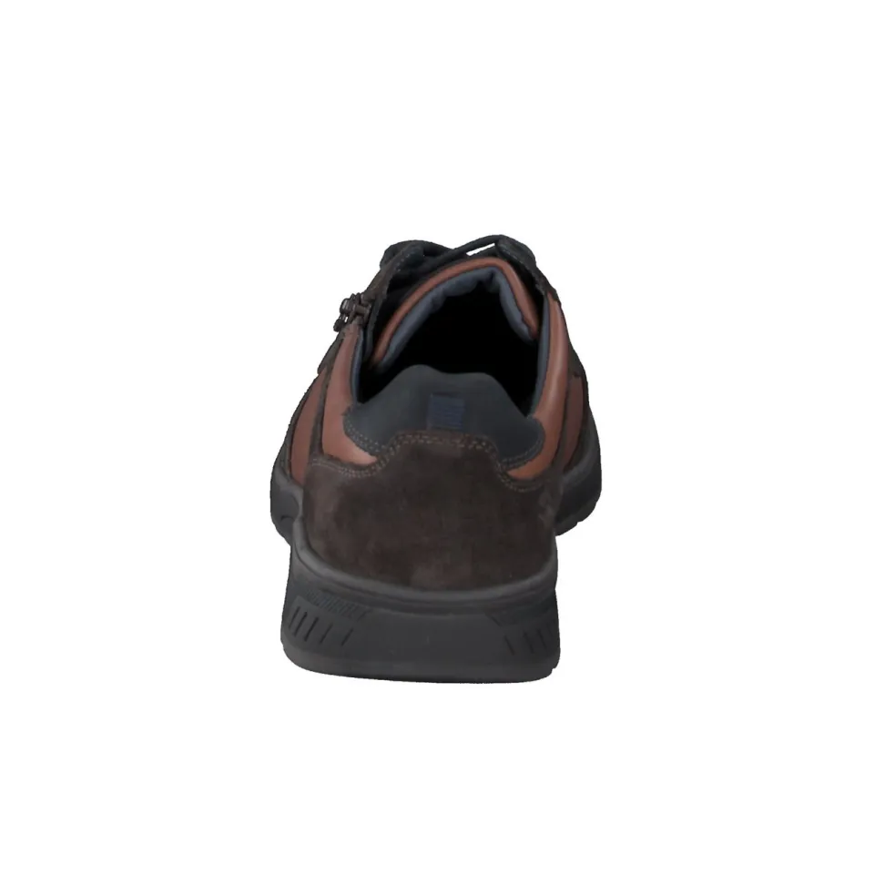 Sioux – Schnürsneaker aus Fettleder dunkelbraun
