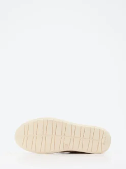 Sioux – Schnürsneaker aus Veloursleder beige