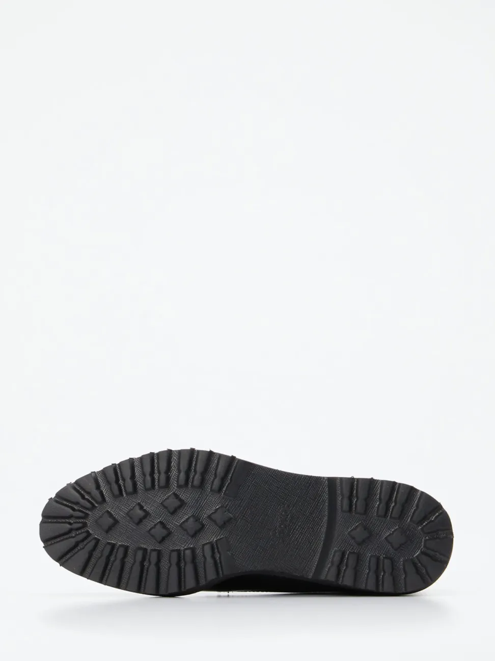 Sioux – Schnürstiefelette aus Lackleder schwarz