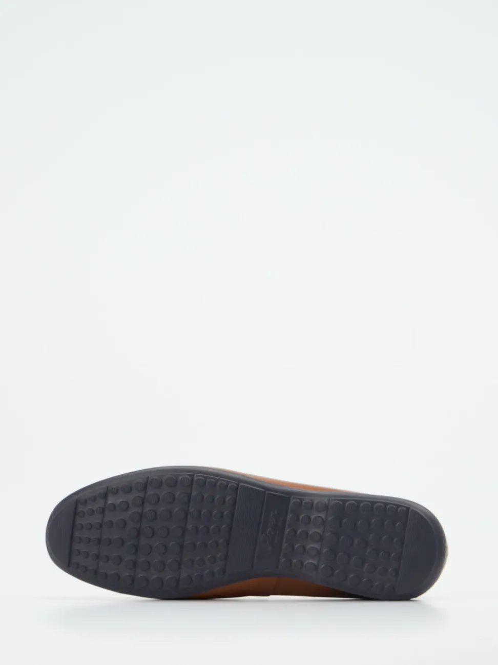 Sioux – Slipper aus geprägtem Leder cognacbraun