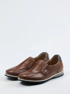 Sioux – Slipper aus Kalbleder in Braun