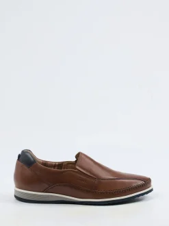 Sioux – Slipper aus Kalbleder in Braun